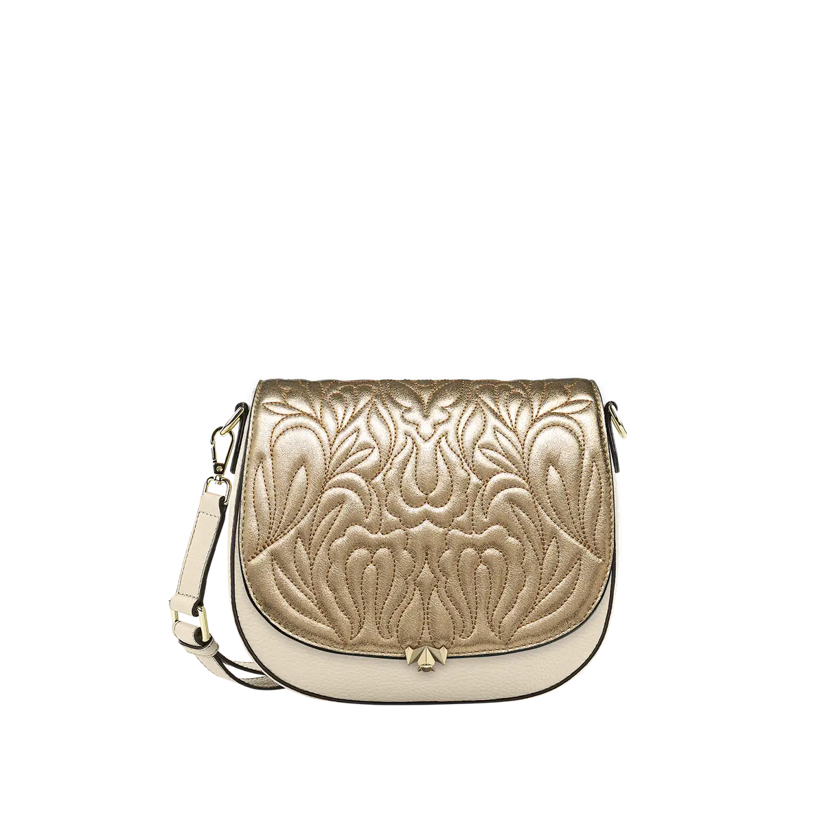 Wechselklappe - Majestic Bloom - gold