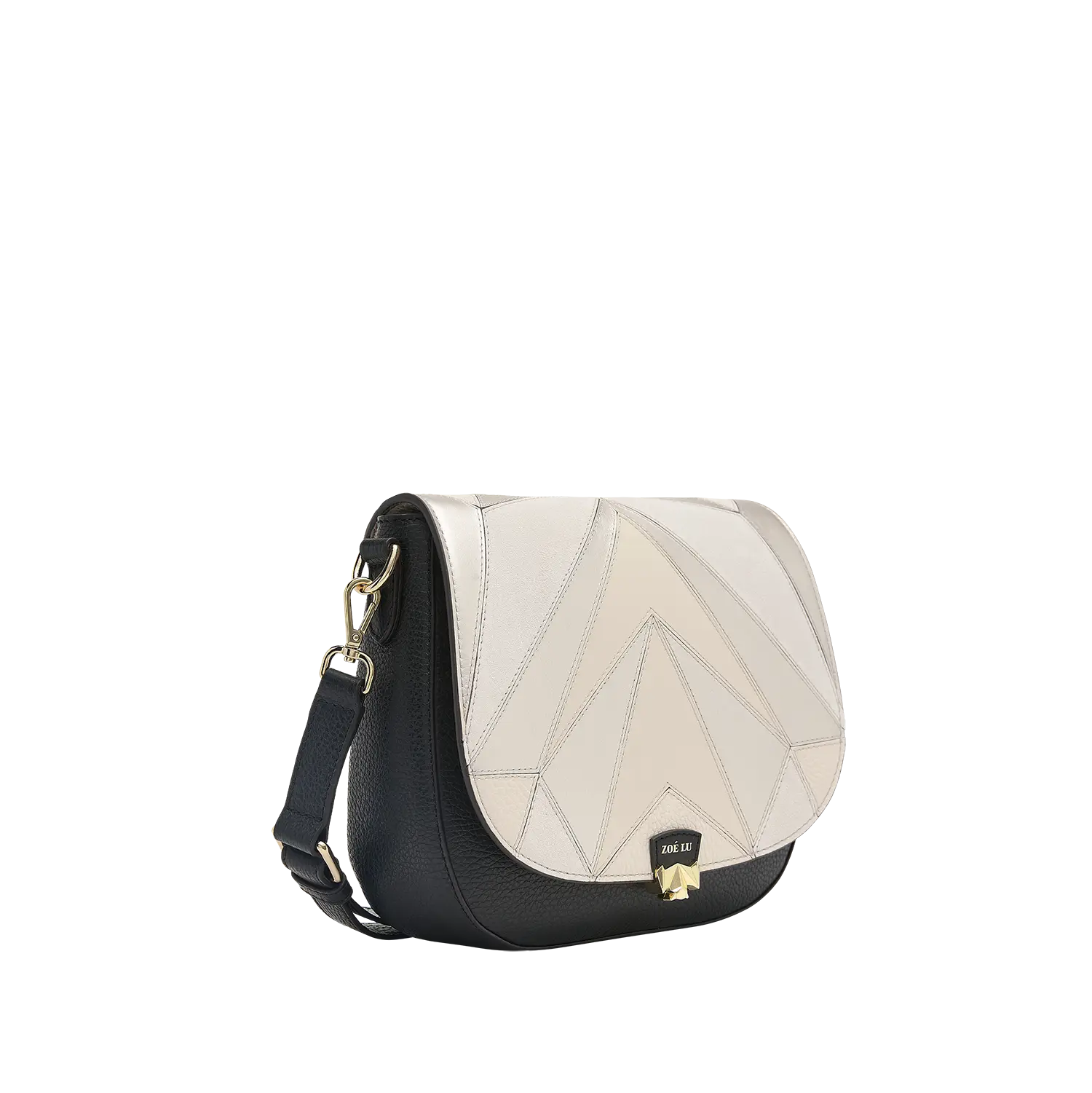 Wechselklappe - Charming Tuesday - creme-metallic