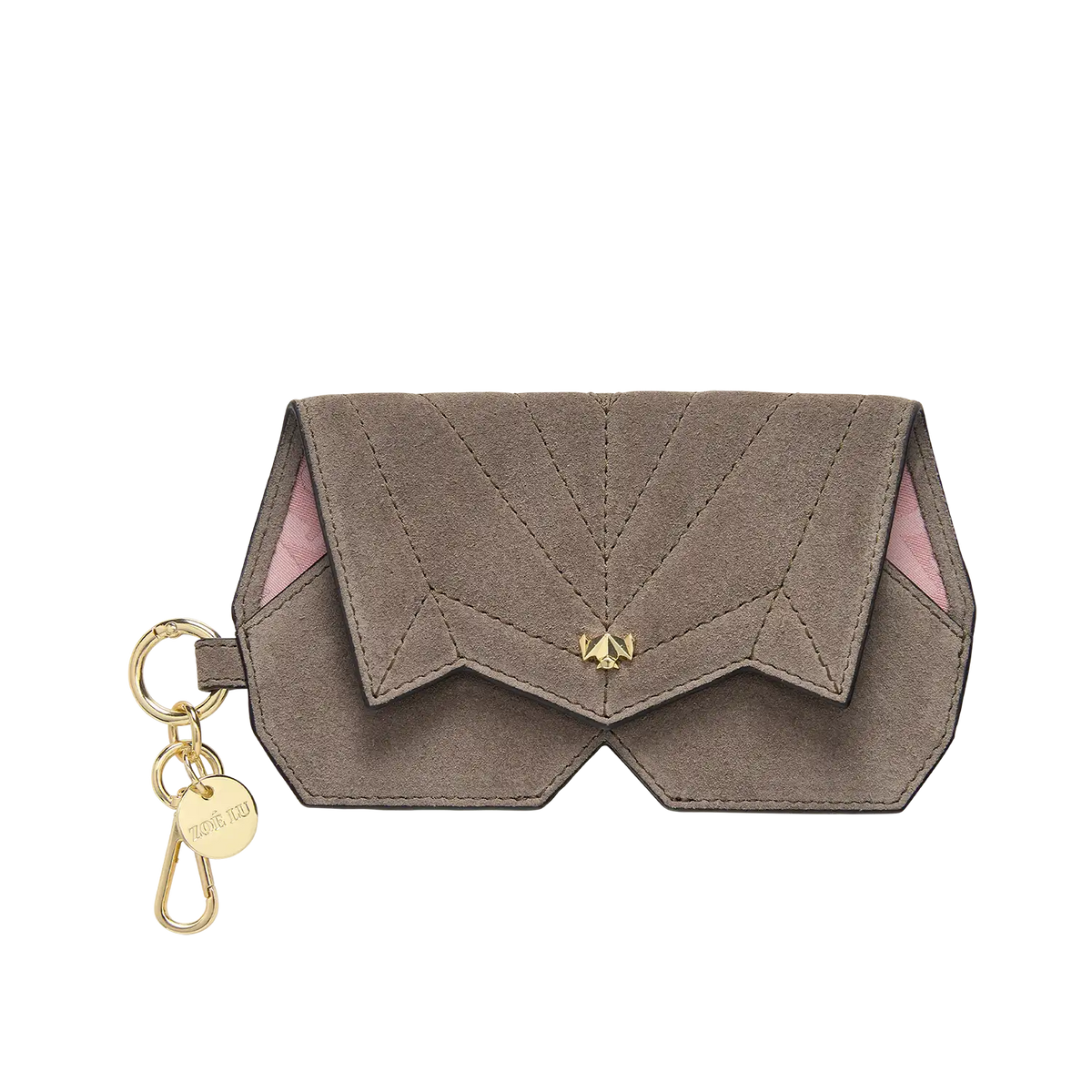 Glassescase Kinda Sunny - taupe velours