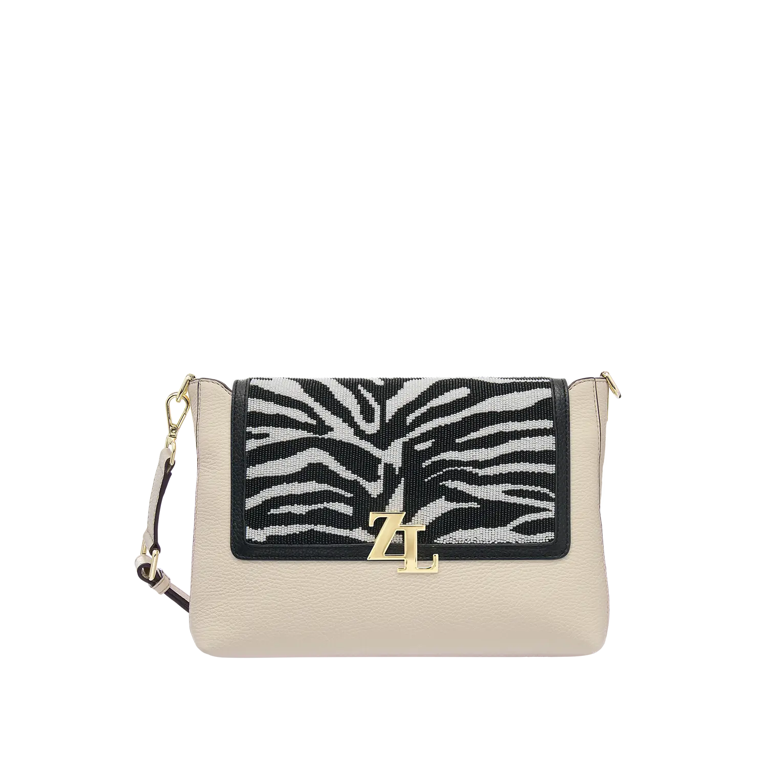 Wechselklappe - Zebra Crush - schwarz-weiss