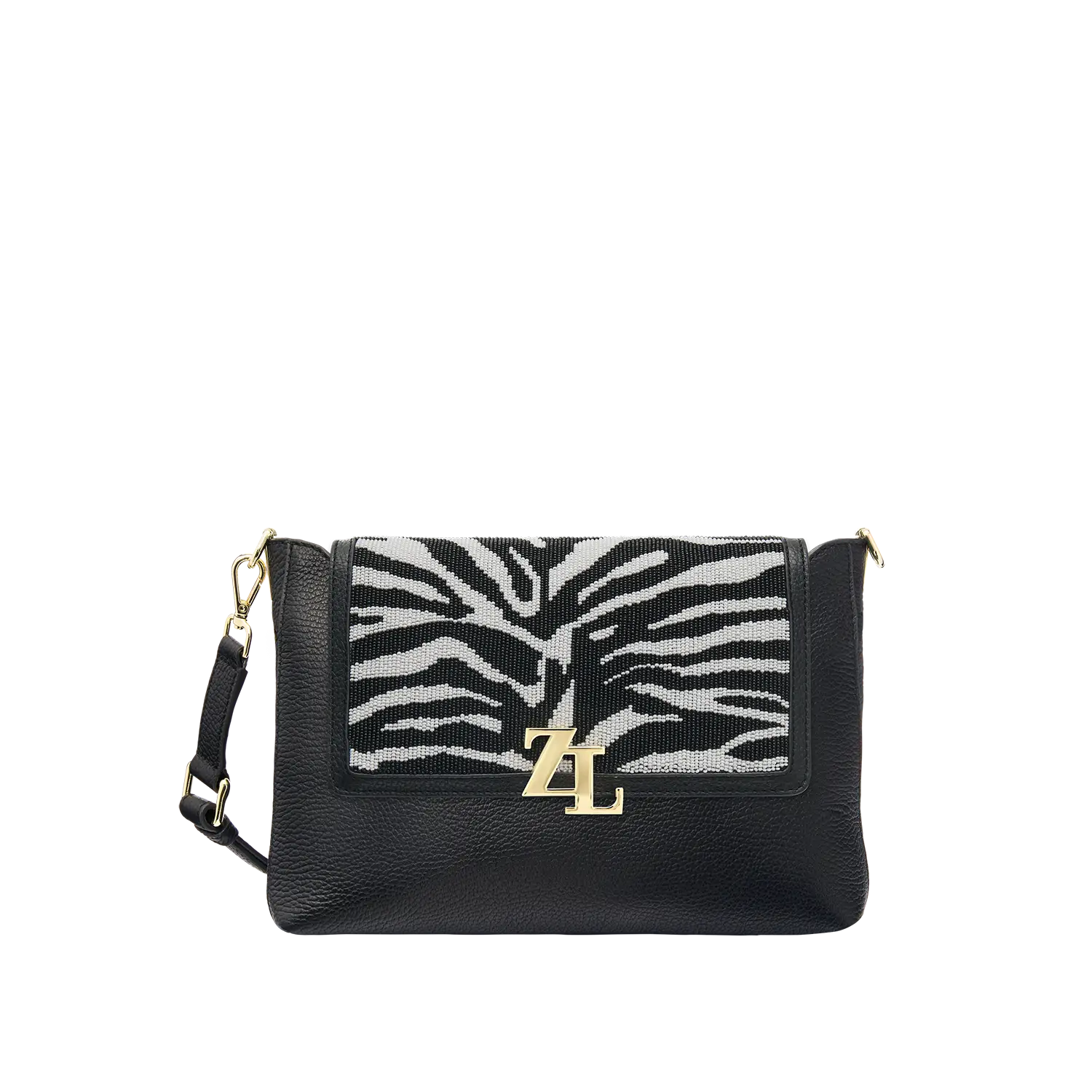 Wechselklappe - Zebra Crush - schwarz-weiss