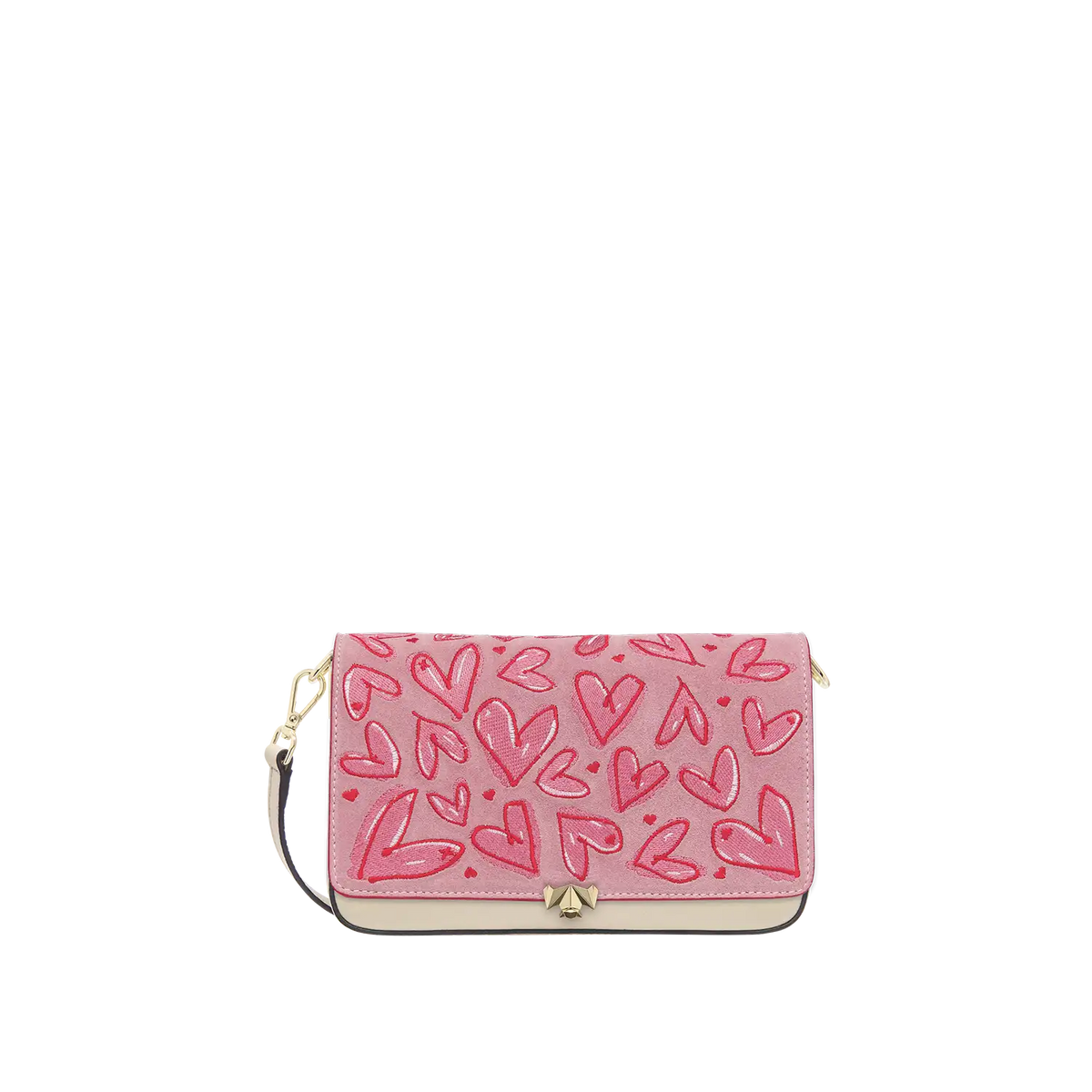 Wechselklappe - Blushing Hearts - rosa