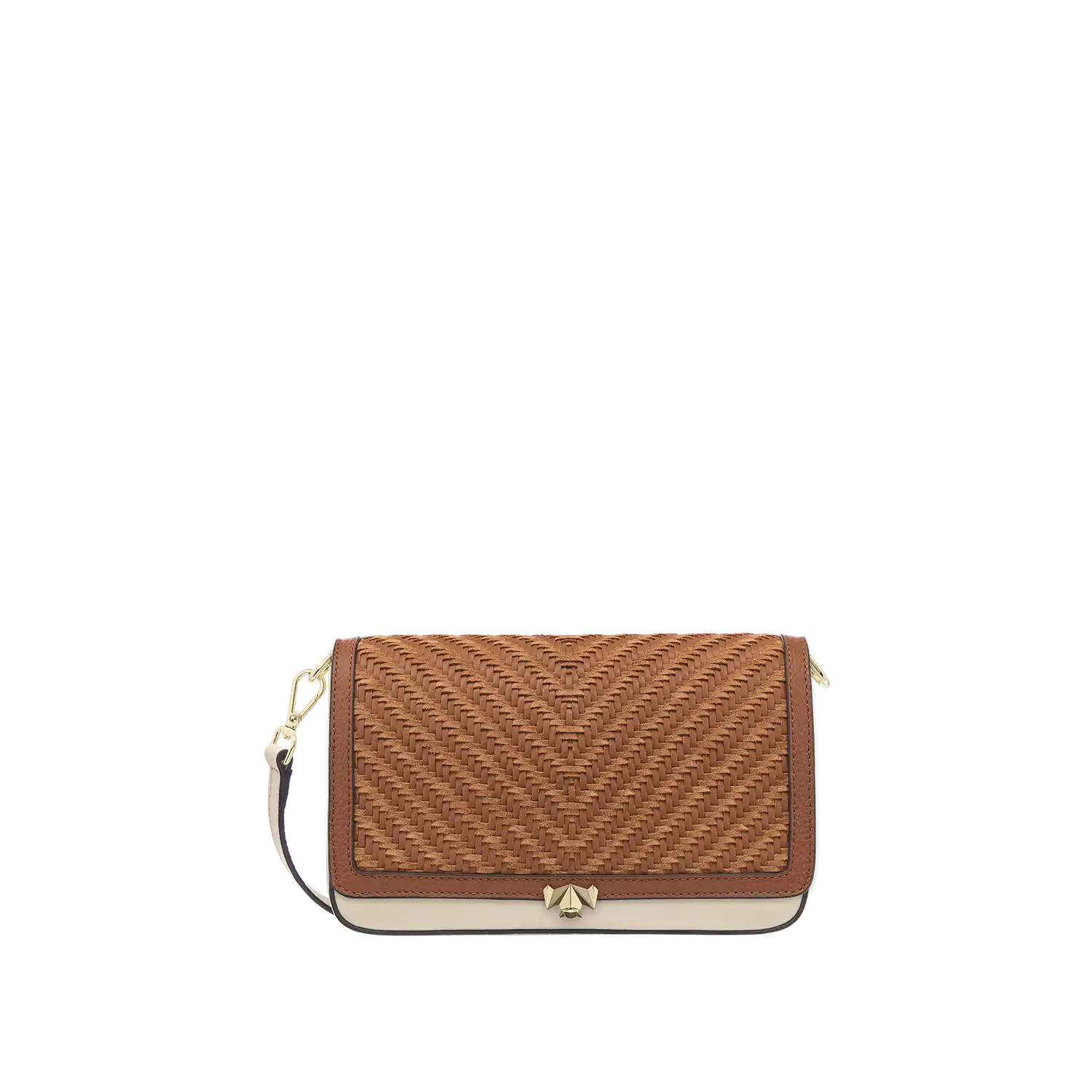 Wechselklappe - Sandy Weave - cognac
