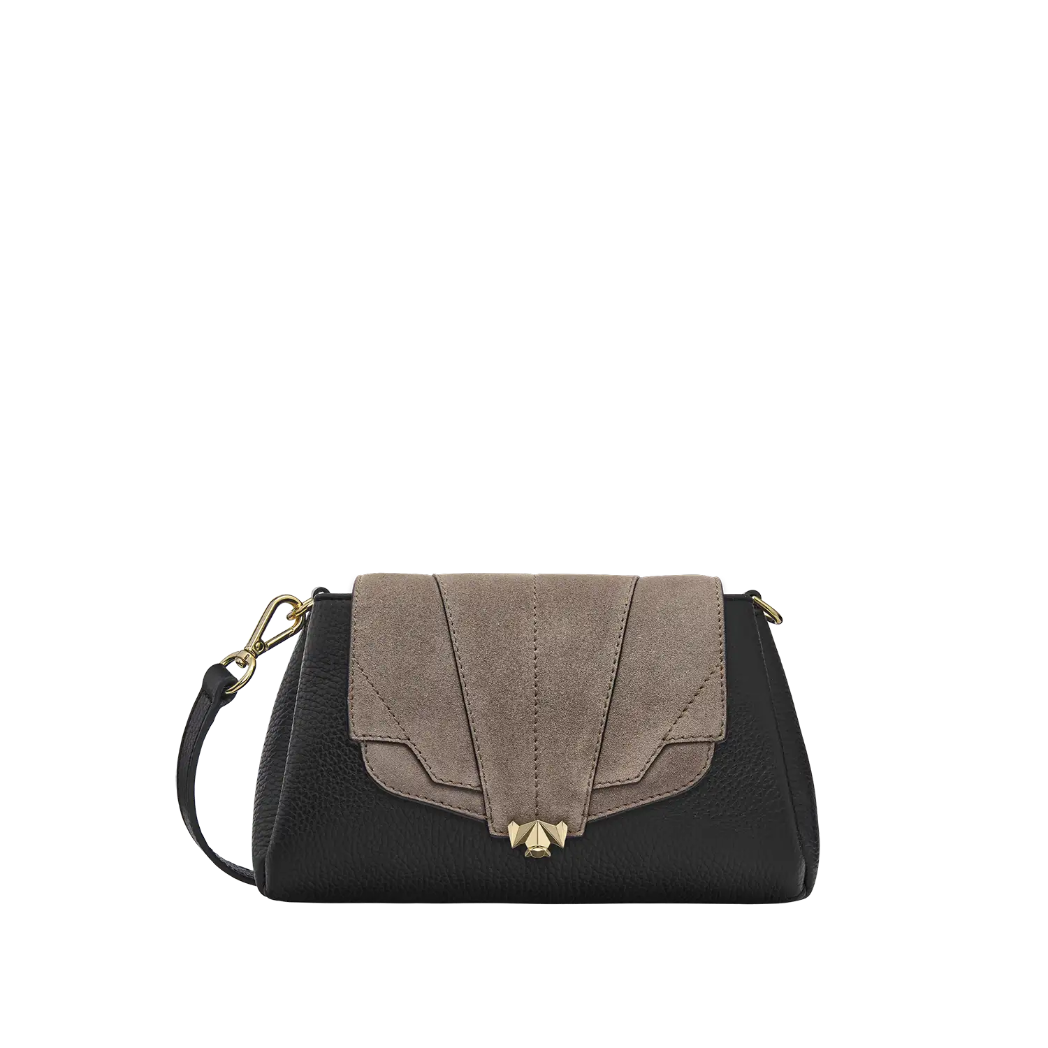 Wechselklappe - Mini Milky Solitair - taupe