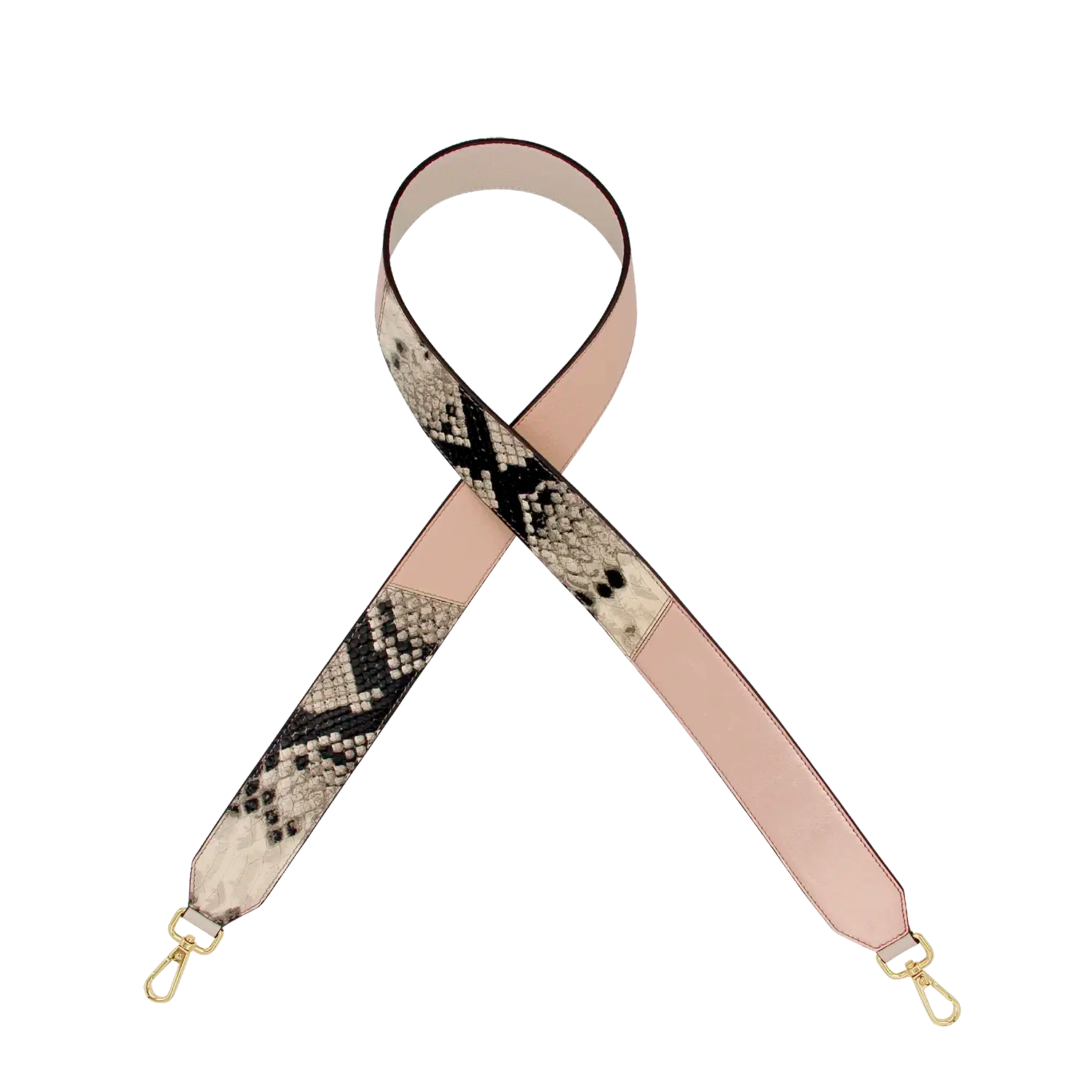 Schulterriemen - Happy Turn Over - creme-metallic