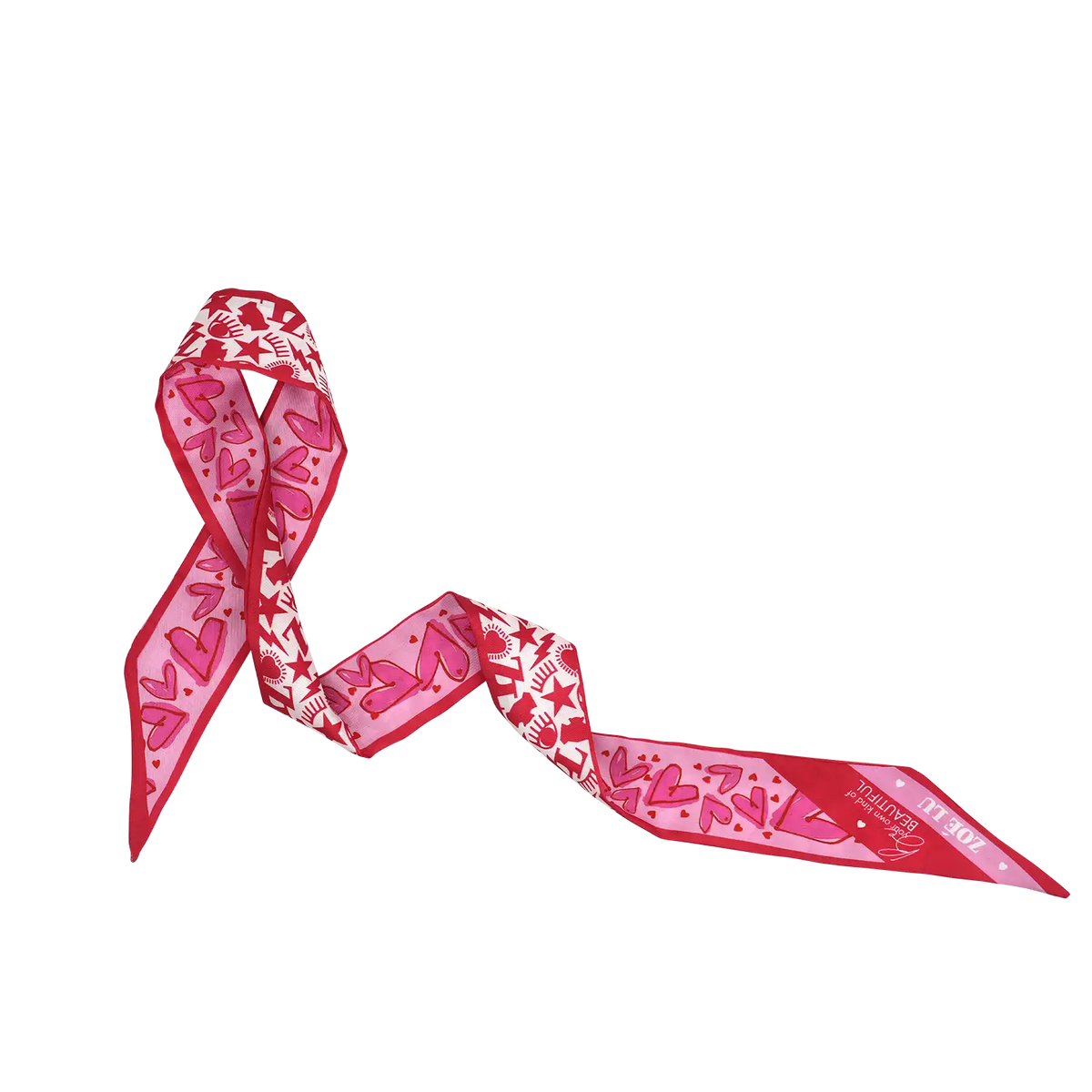 Accessoires - Twilly - rosa-rot