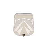 Wechselklappe - Charming Tuesday - creme-metallic