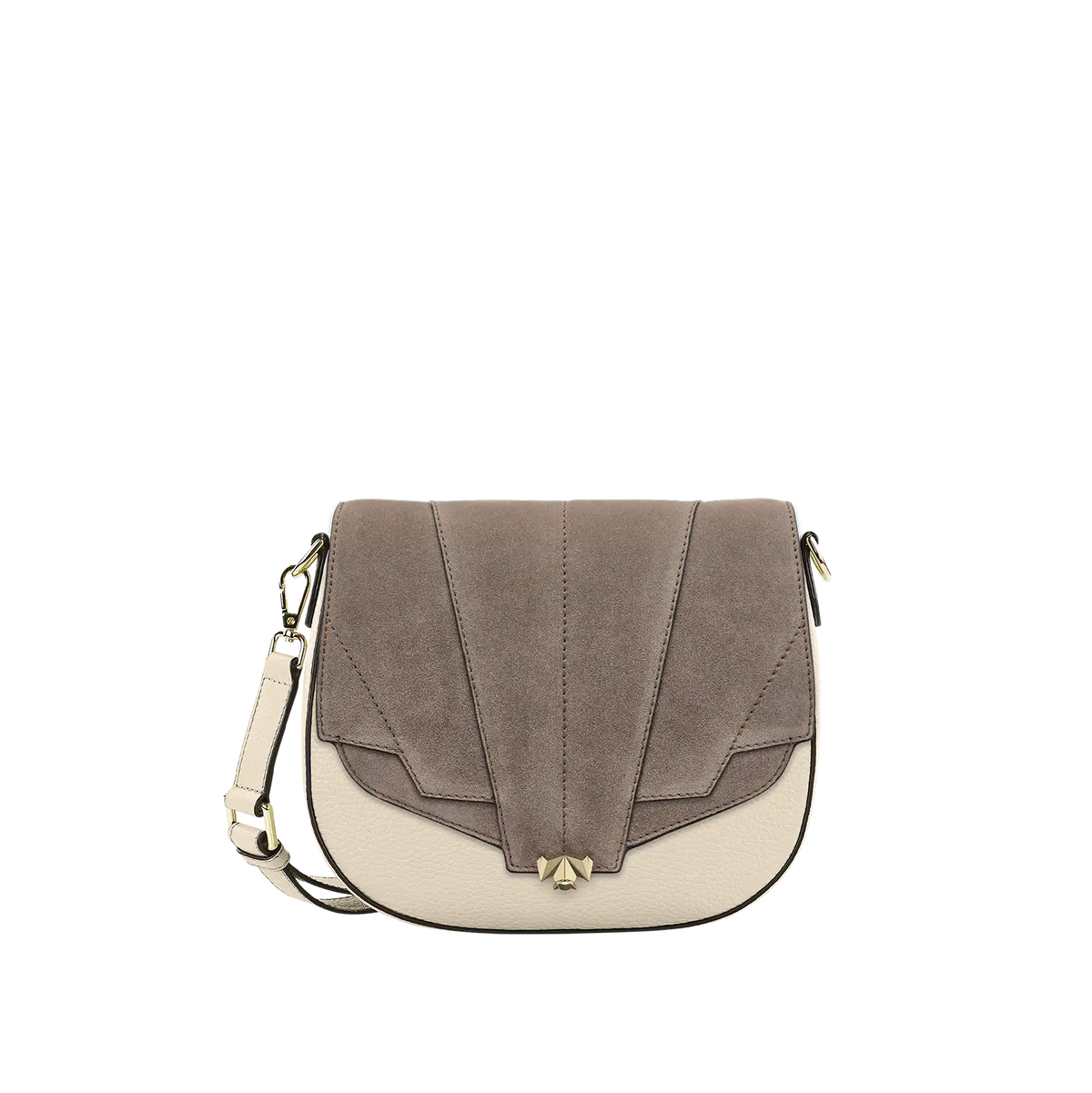 Wechselklappe - Milky Solitair - taupe