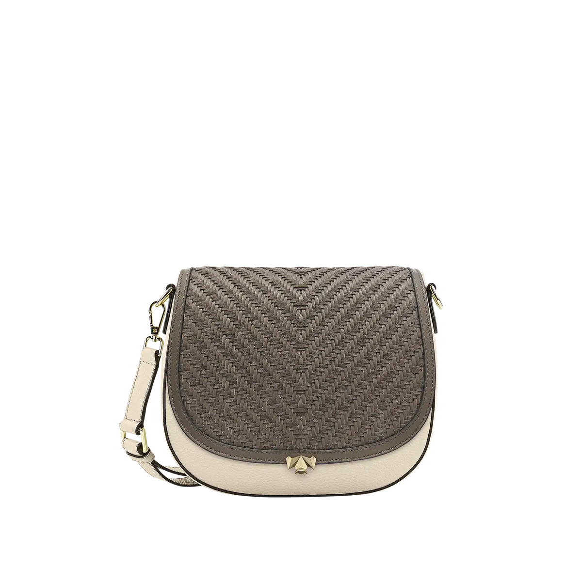 Wechselklappe - Muted Mesh - taupe