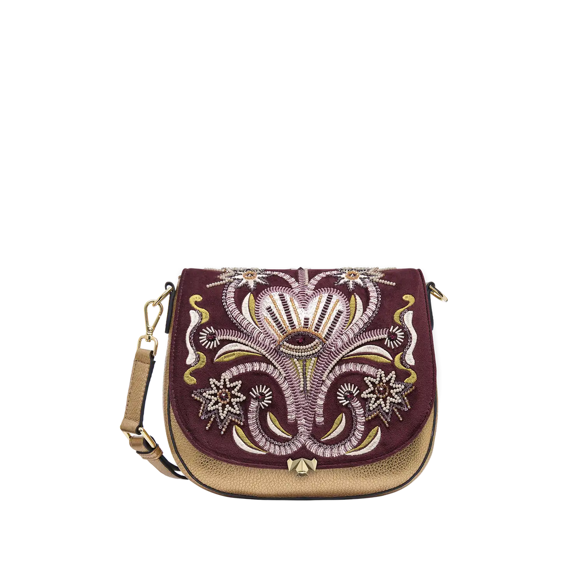 Wechselklappe - La Mystérieuse - weinrot