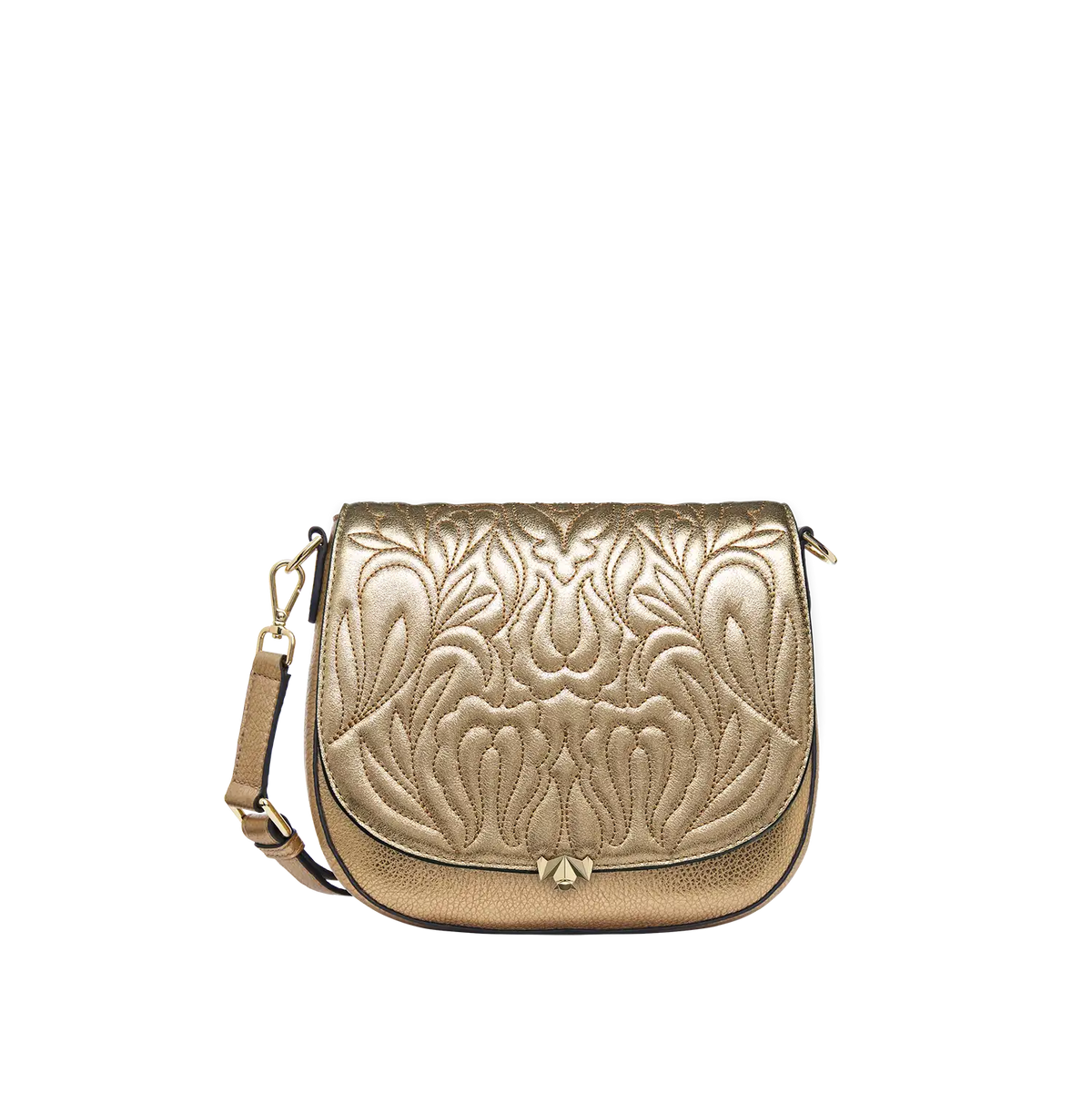 Wechselklappe - Majestic Bloom - gold