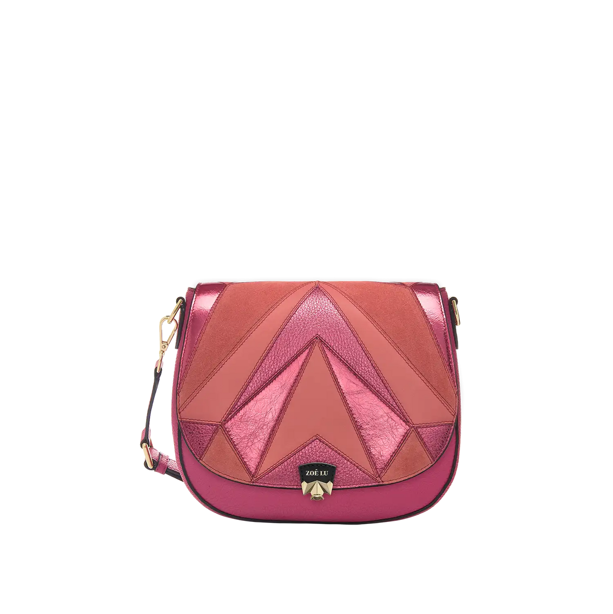 Wechselklappe - Freaky Candy - pink-metallic