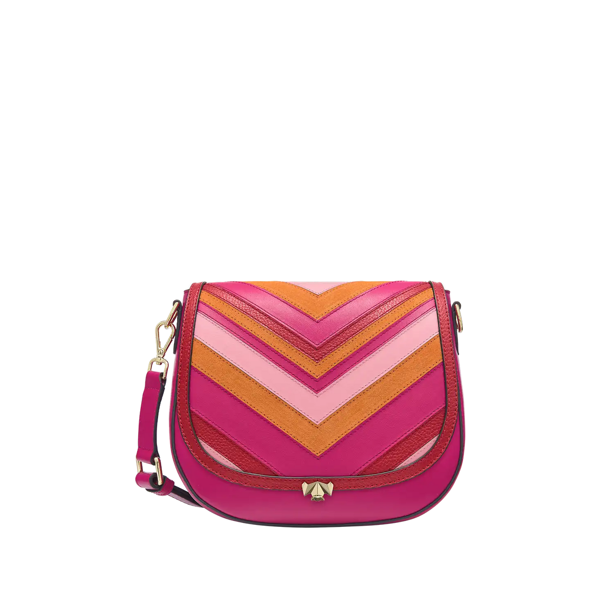 Wechselklappe - Pink Breeze - rot-bunt