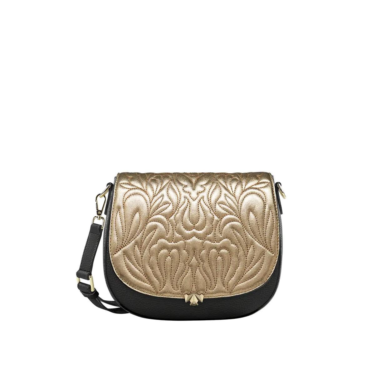 Wechselklappe - Majestic Bloom - gold