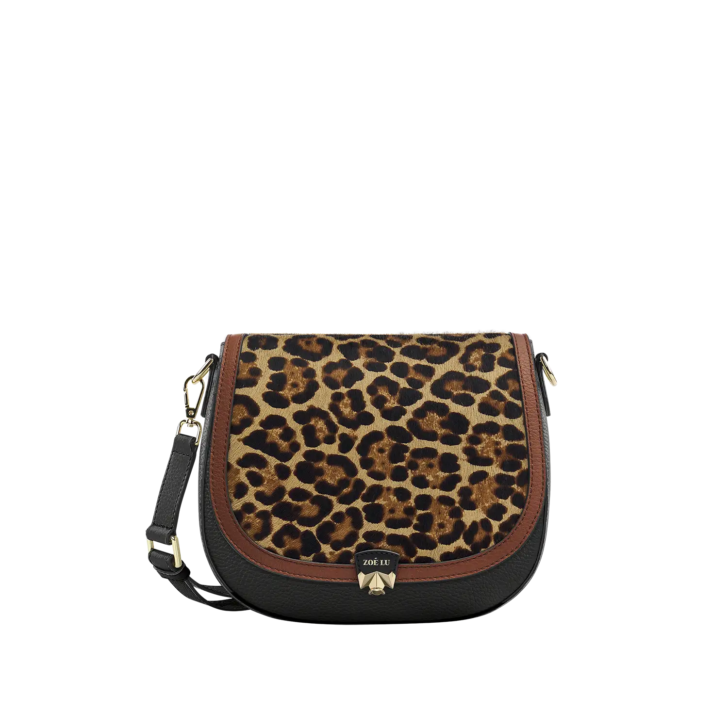 Wechselklappe - Tamed Leopard - cognac