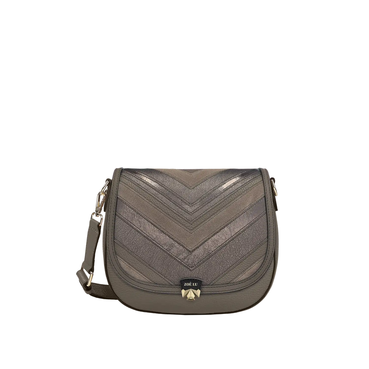 Wechselklappe - Mumble Dream - taupe-metallic