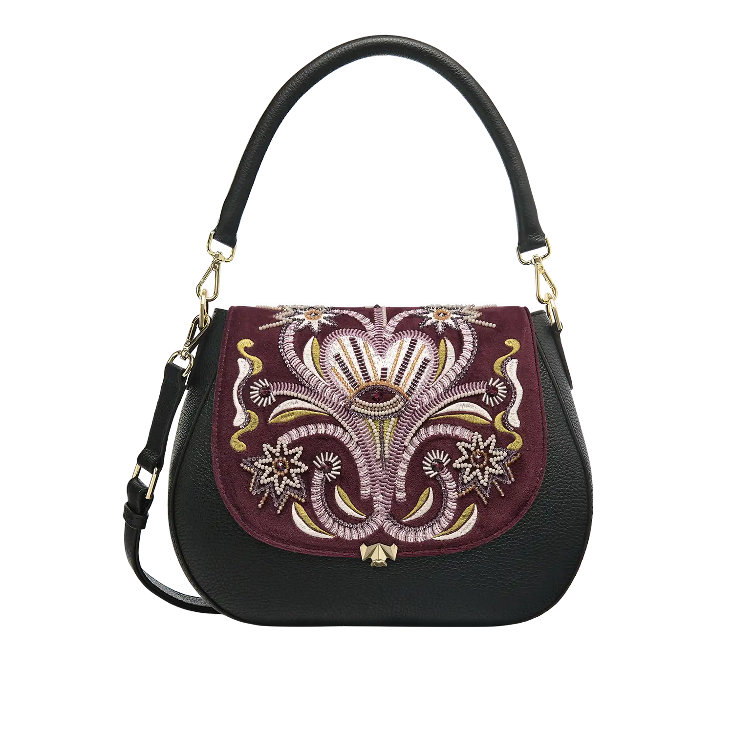 Wechselklappe - La Mystérieuse - weinrot