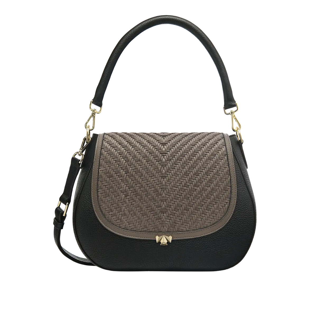 Wechselklappe - Muted Mesh - taupe