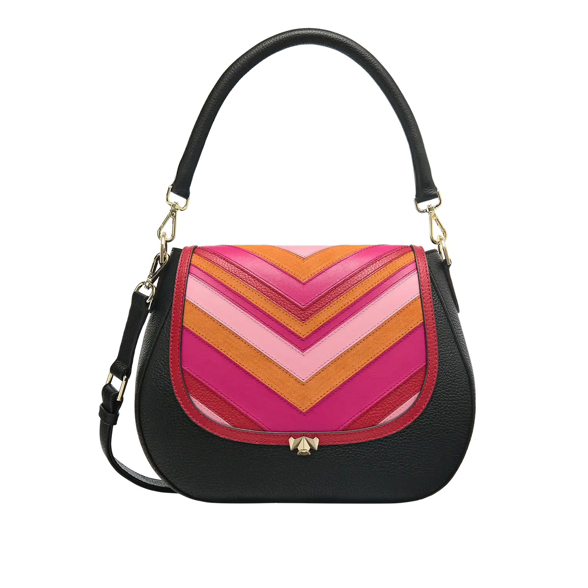 Wechselklappe - Pink Breeze - rot-bunt