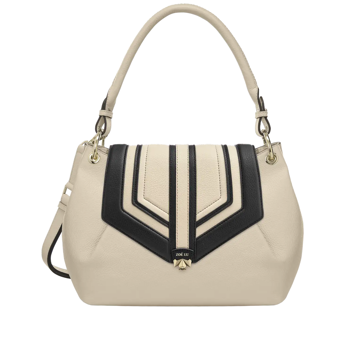 Wechselklappe - Contrast Couture - schwarz-weiß