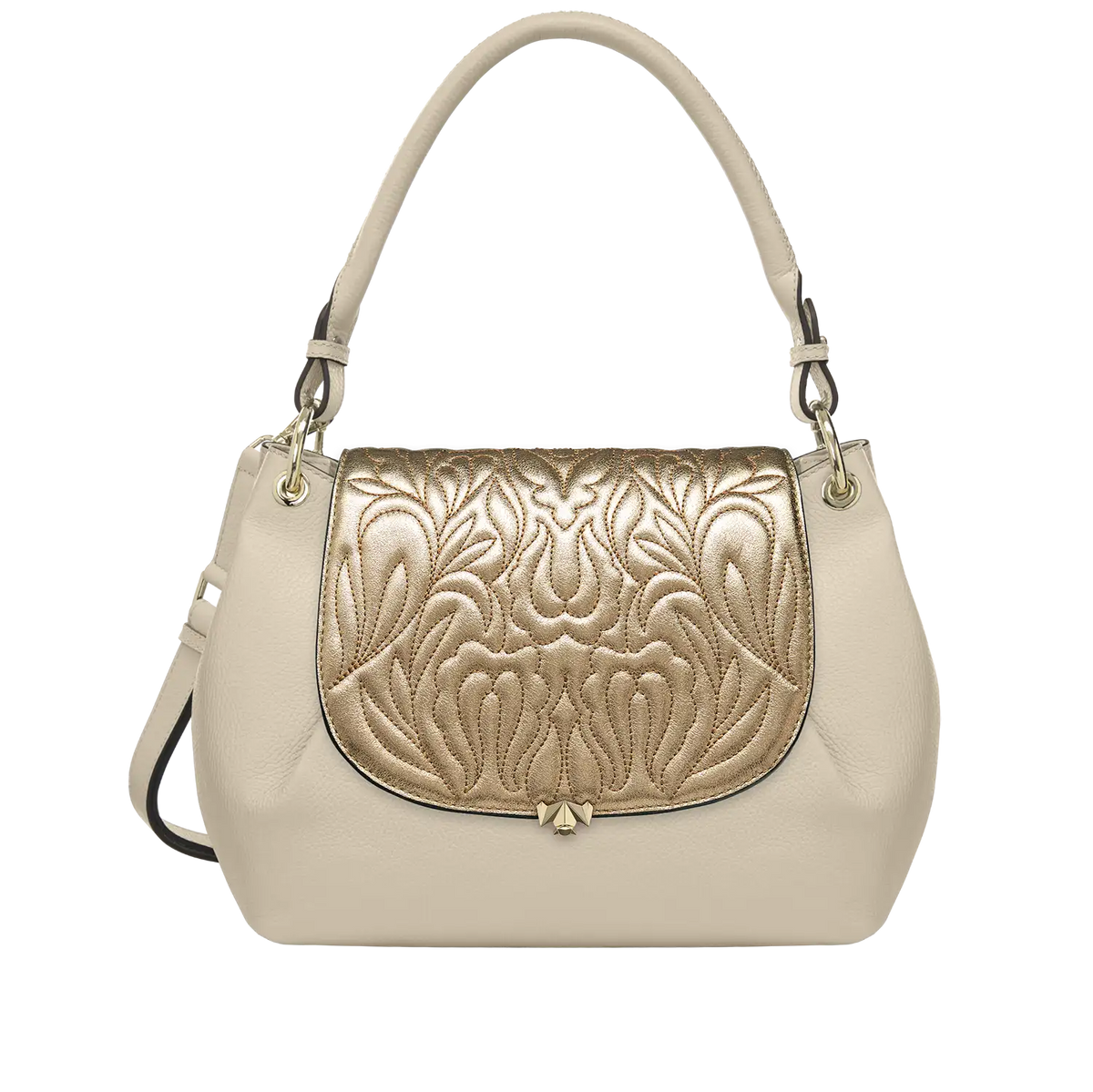 Wechselklappe - Majestic Bloom - gold