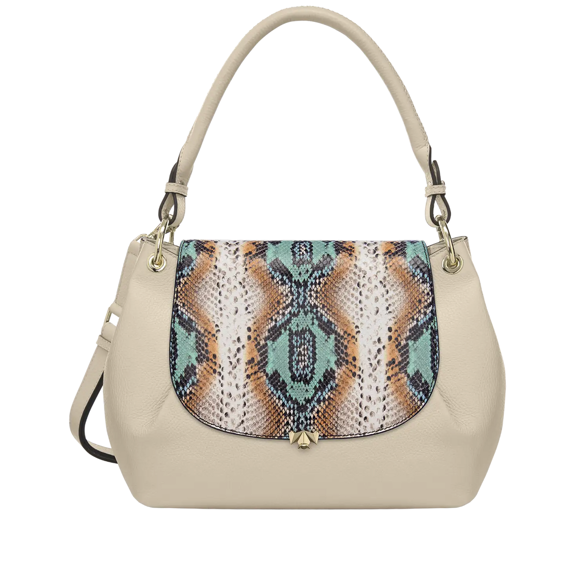 Wechselklappe - Snake it easy - bunt