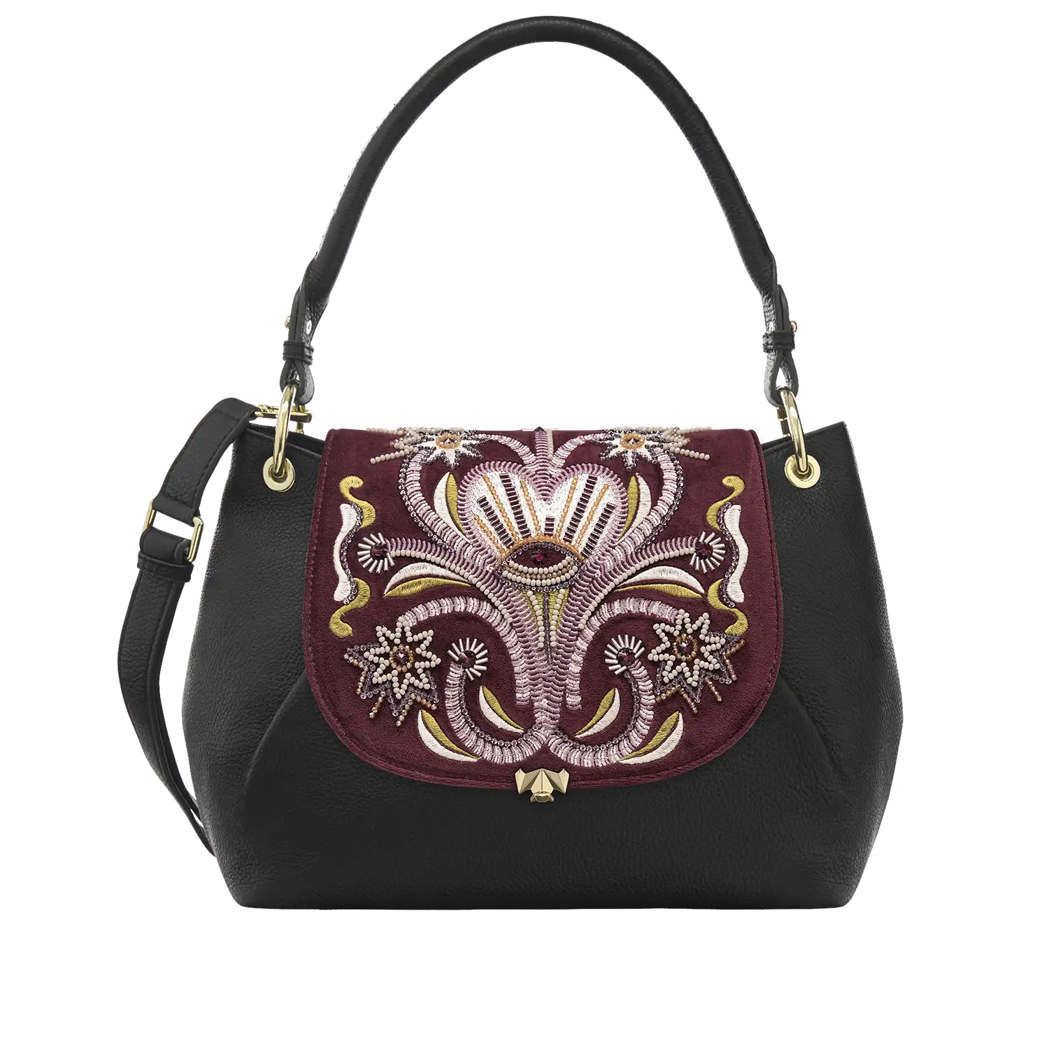 Wechselklappe - La Mystérieuse - weinrot