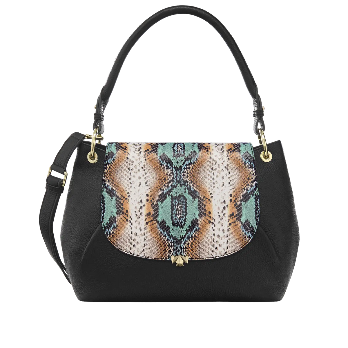 Wechselklappe - Snake it easy - bunt