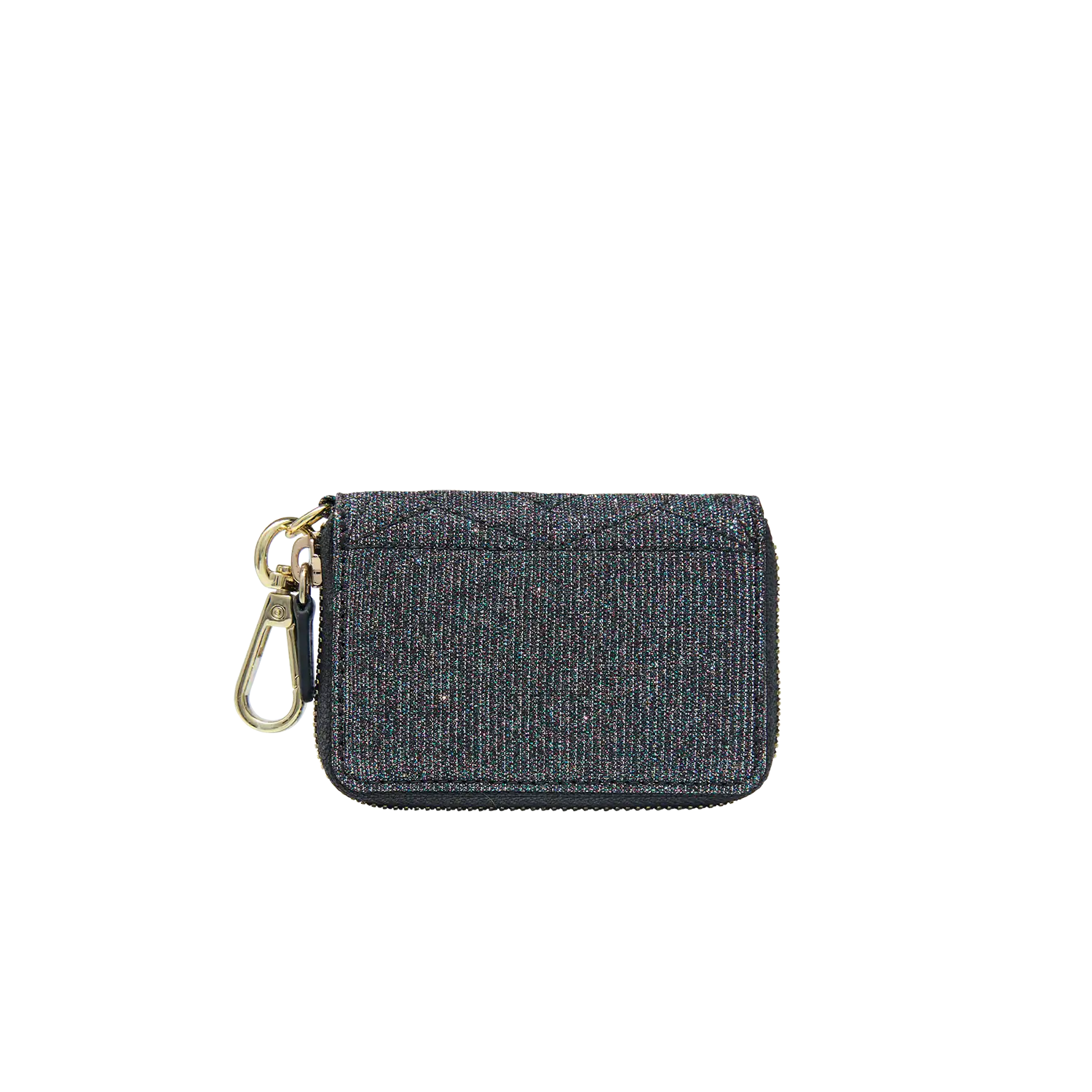 Geldbörse - Mini Money - schwarz-glitzer