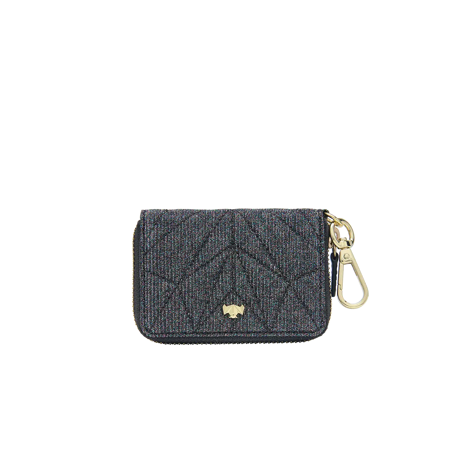 Geldbörse - Mini Money - schwarz-glitzer