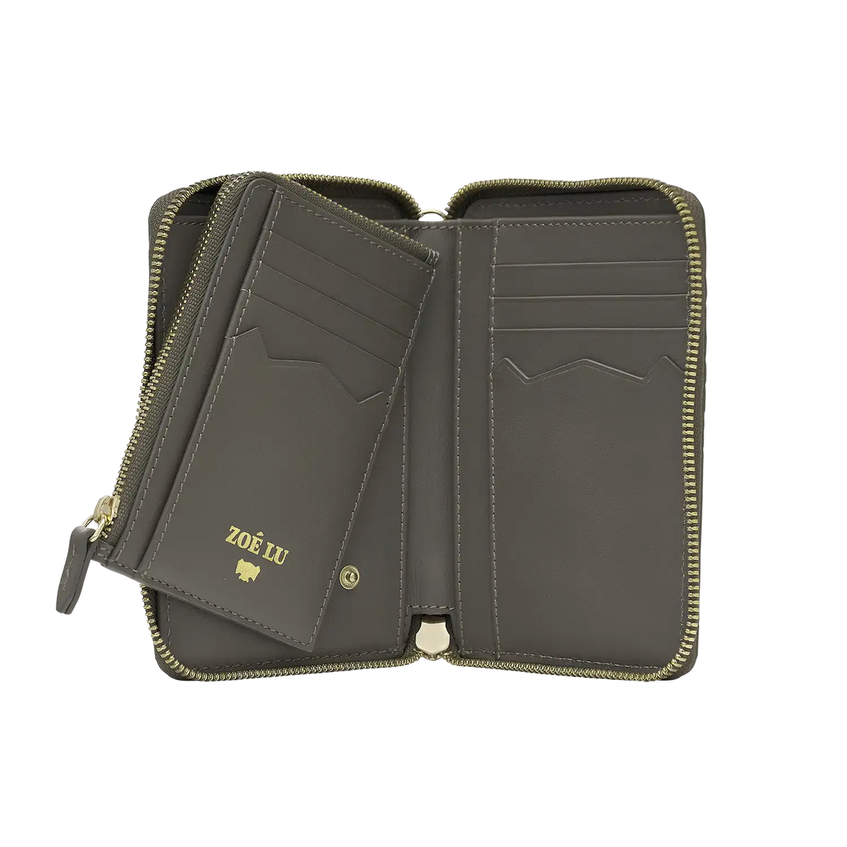 Geldbörse - One For The Money - taupe croco