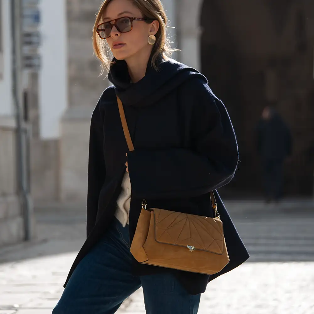 Taschenkoerper Triple Miss - cognac