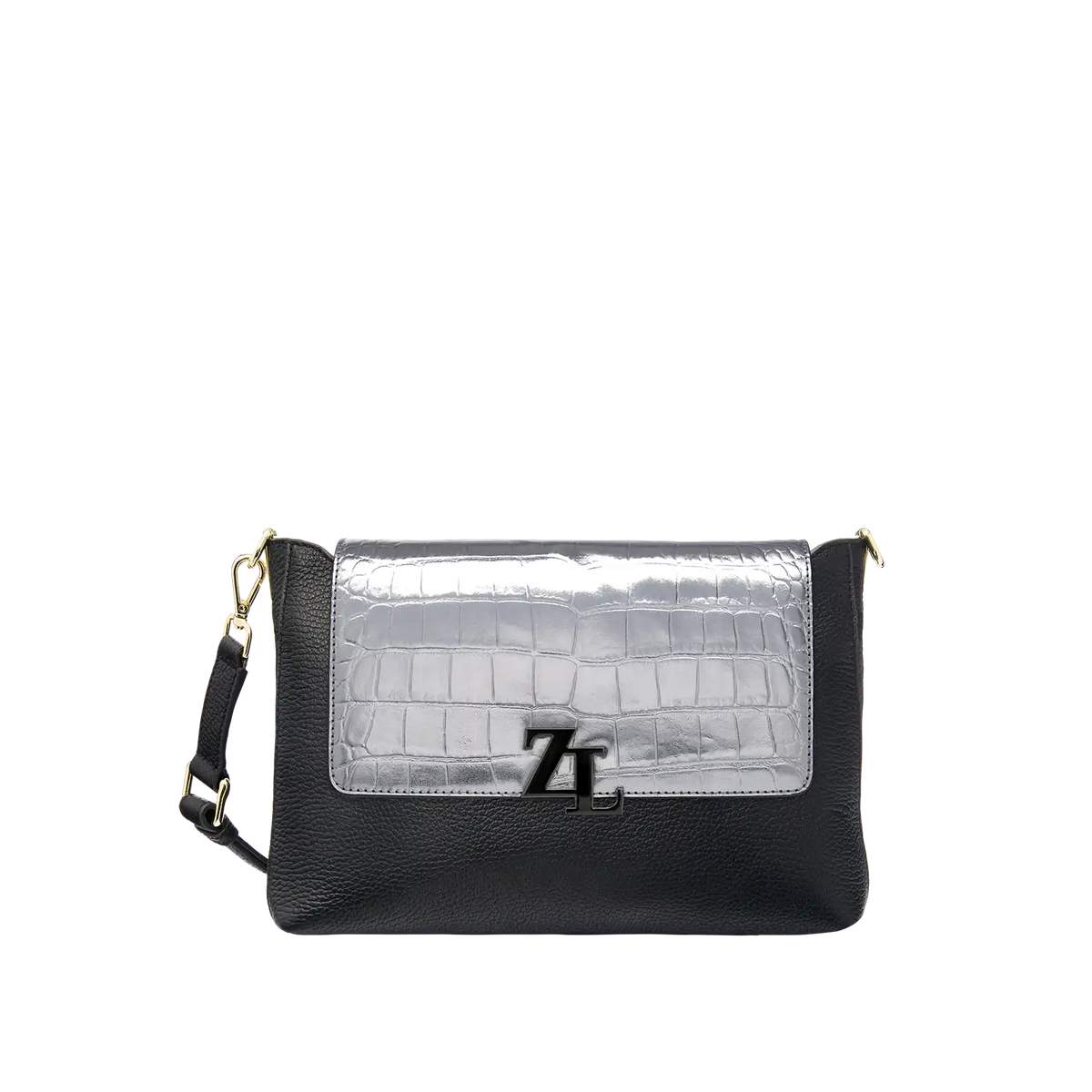 BC Wechselklappe - Daring Croco - anthrazit