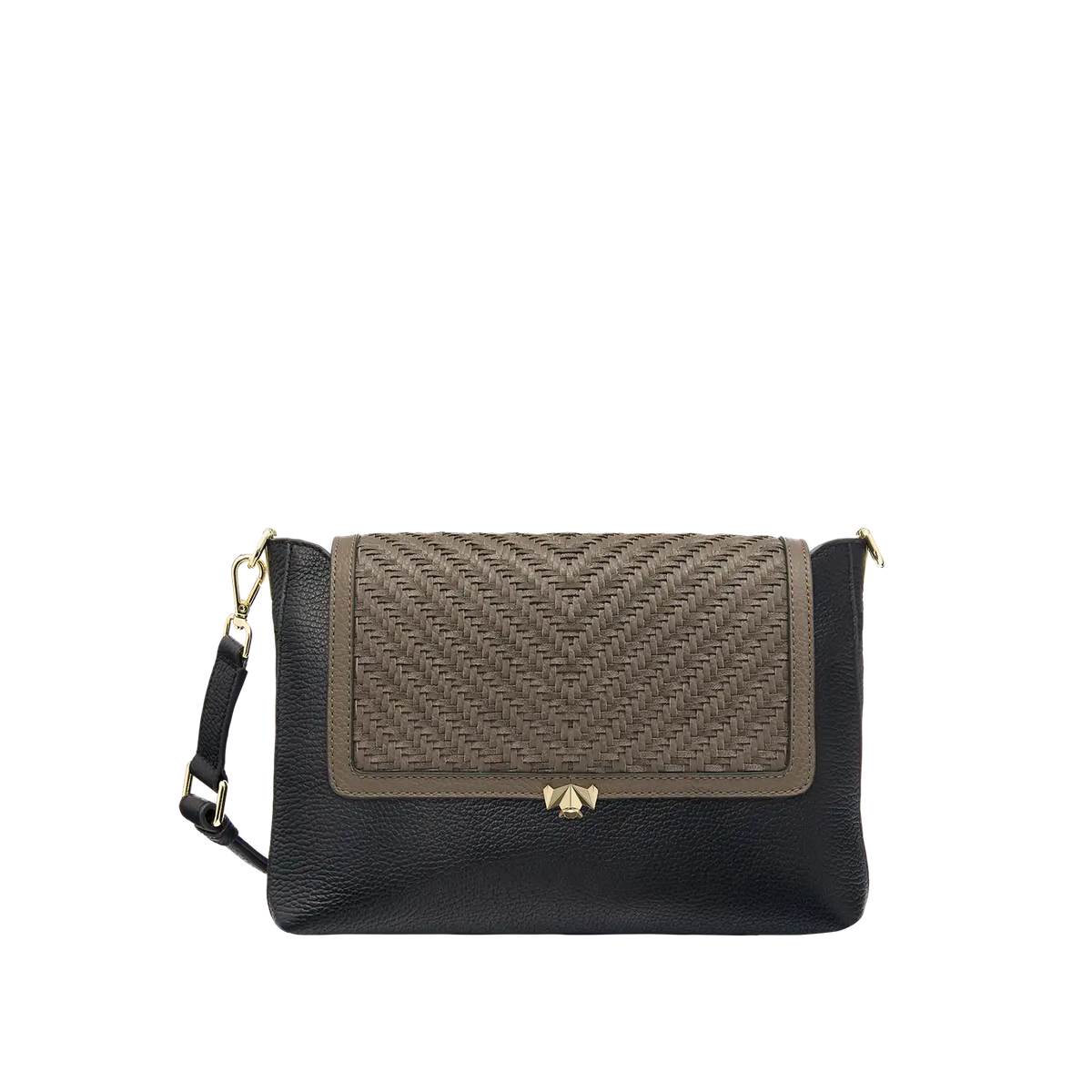 Wechselklappe - Muted Weave - taupe