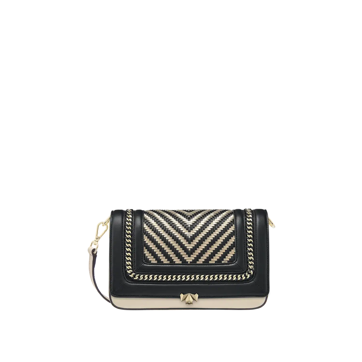 Wechselklappe - Golden Whirl - schwarz-gold