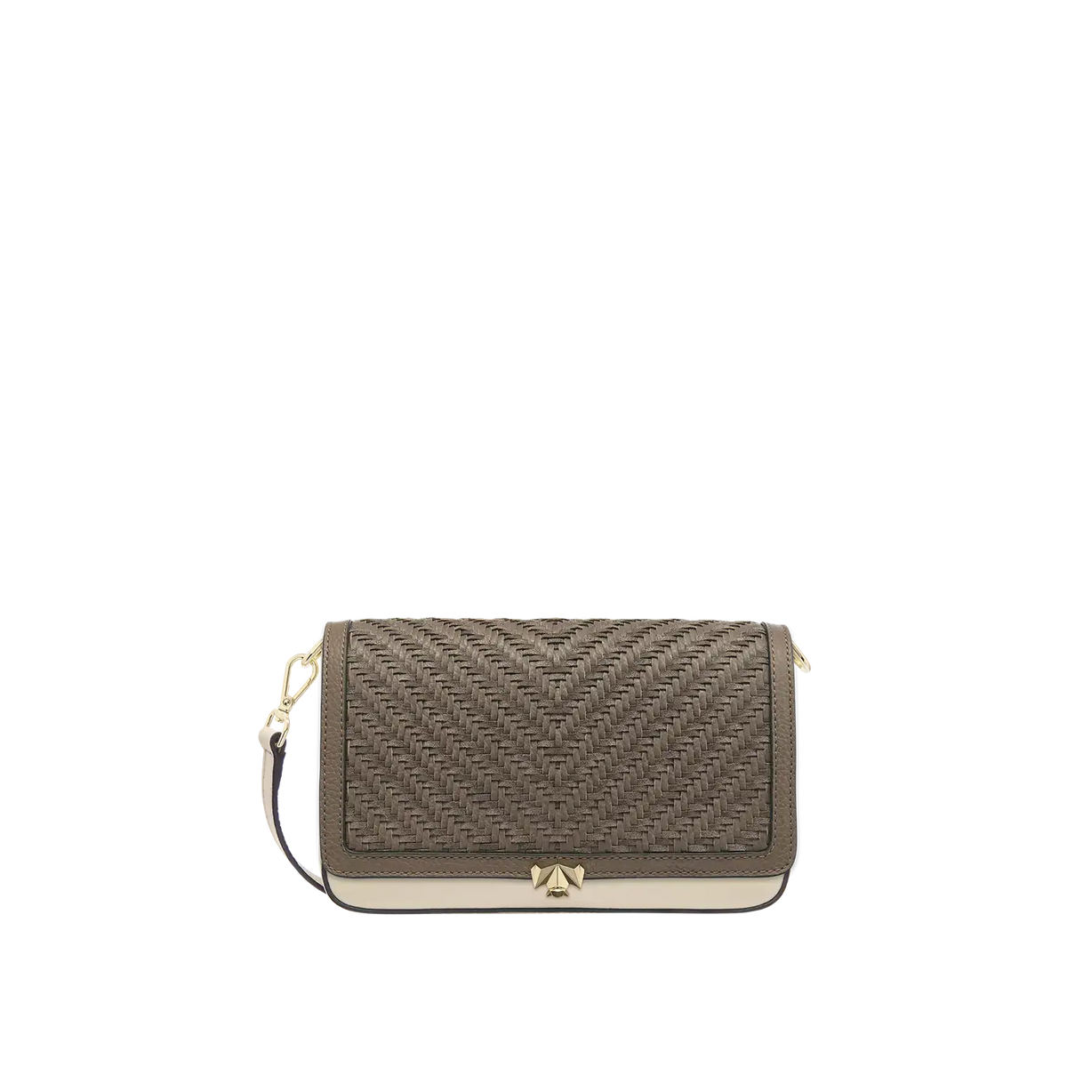 Wechselklappe - Muted Weave - taupe