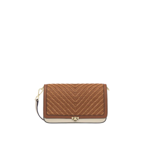 Wechselklappe - Sandy Weave - cognac