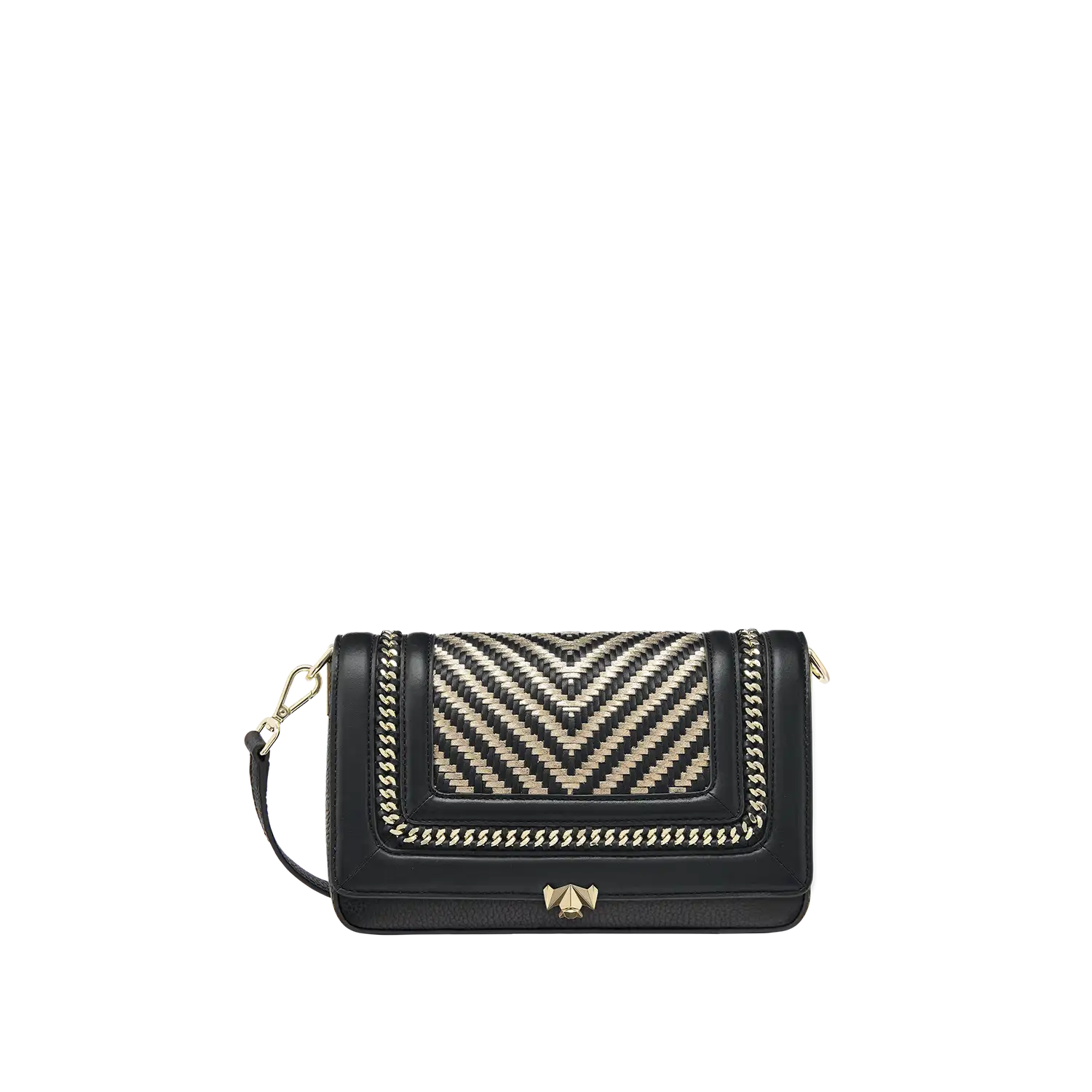 Wechselklappe - Golden Whirl - schwarz-gold