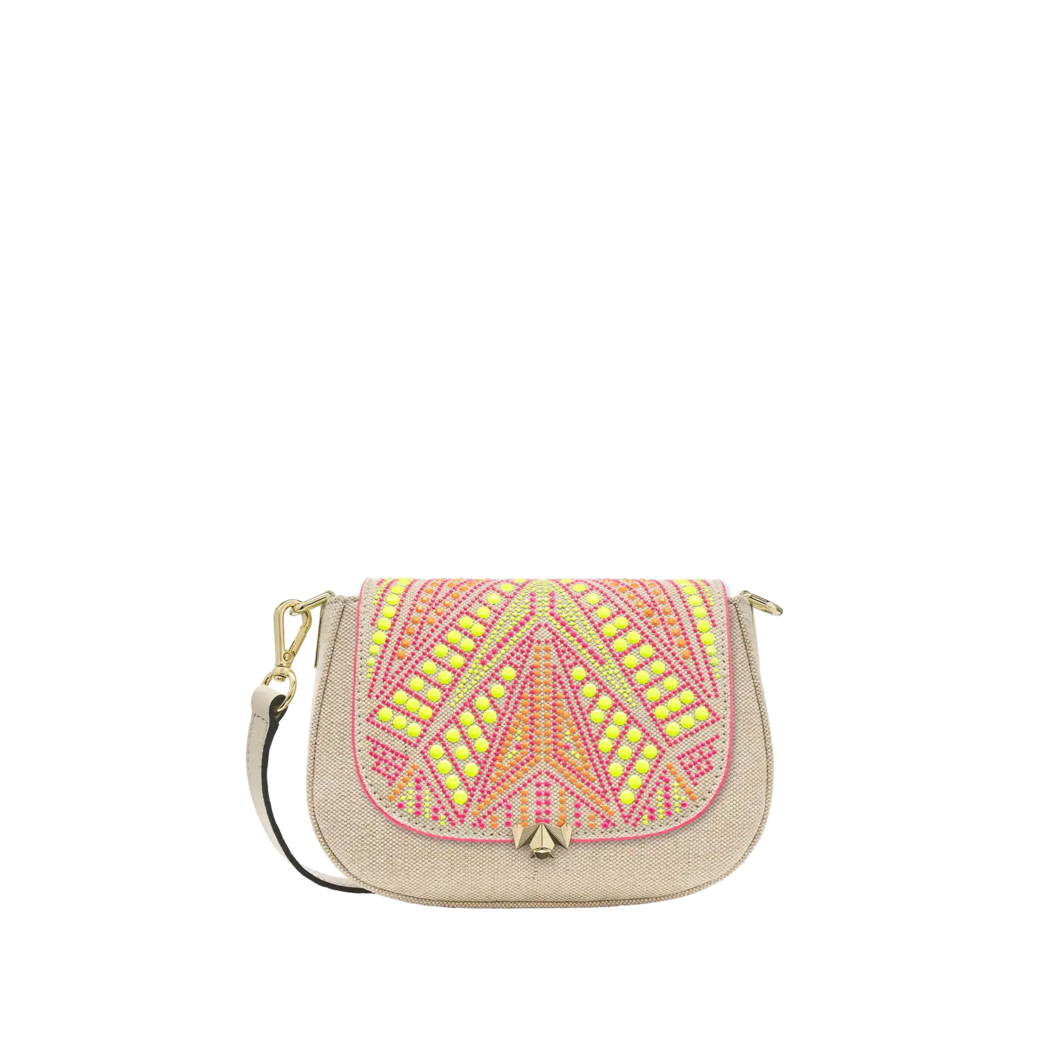 Wechselklappe - Mini Neon Vibes - beige