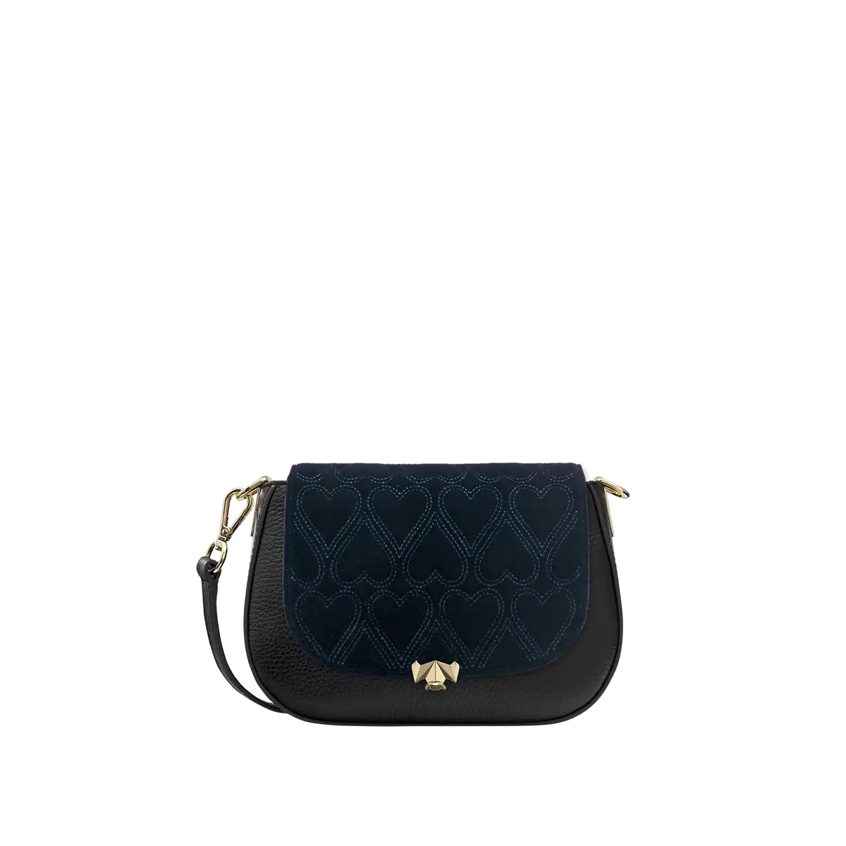 Wechselklappe - Mini Amour de Velours - dunkelblau