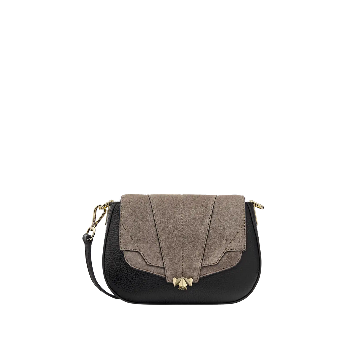 Wechselklappe - Mini Milky Solitair - taupe