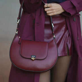 Taschenset - Hobo Bag dunkelrot - La Mini Bordeaux