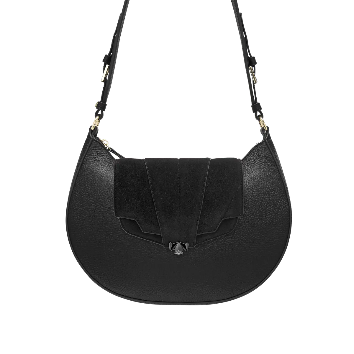 BC Wechselklappe - Mini Smooth Solitair - schwarz