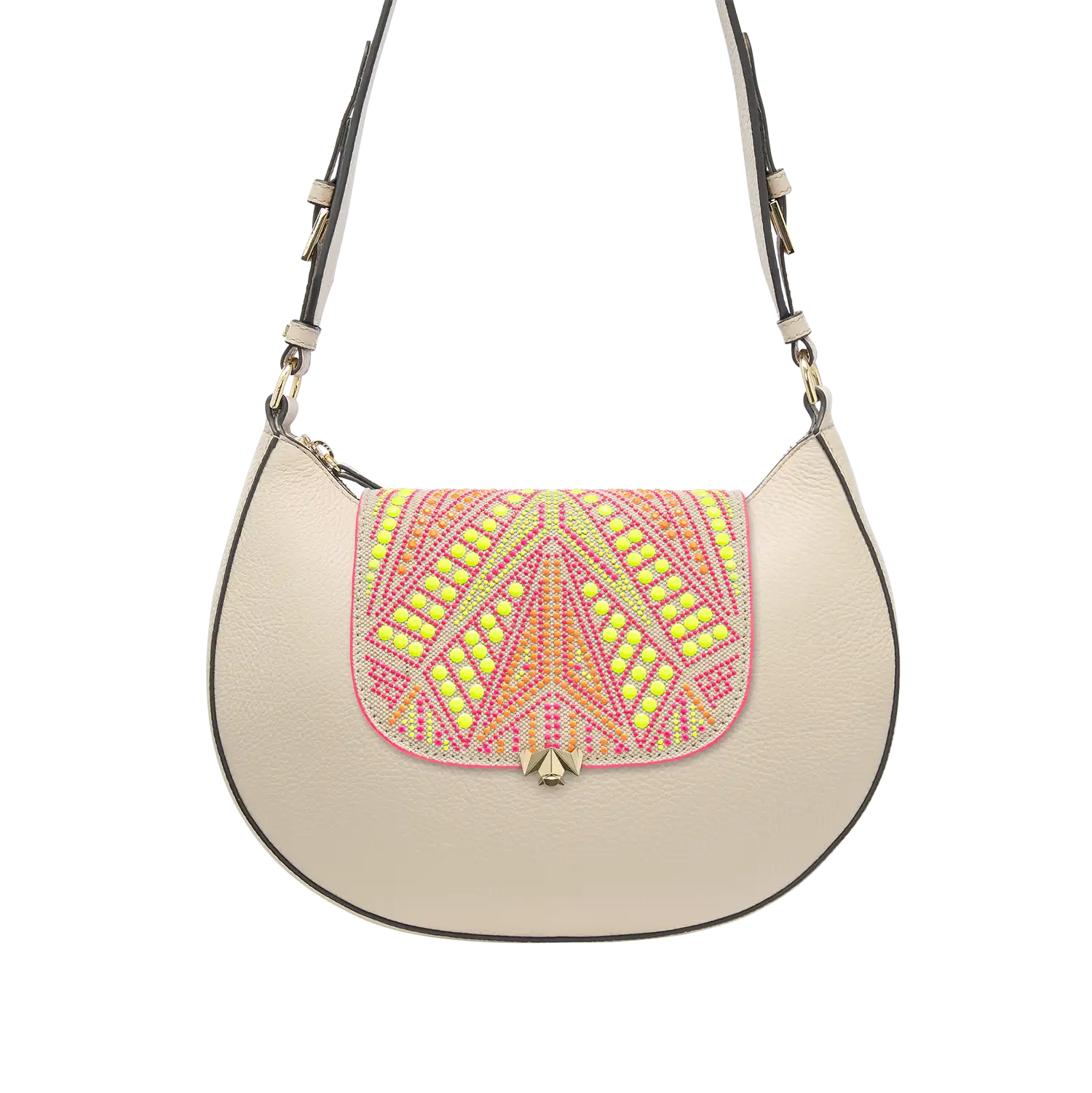 Wechselklappe - Mini Neon Vibes - beige