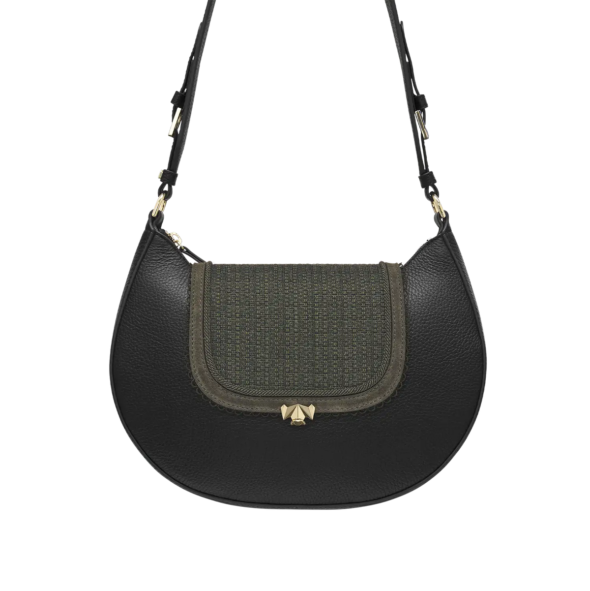 Wechselklappe - Mini Forest Glimmer - grün-glitzer