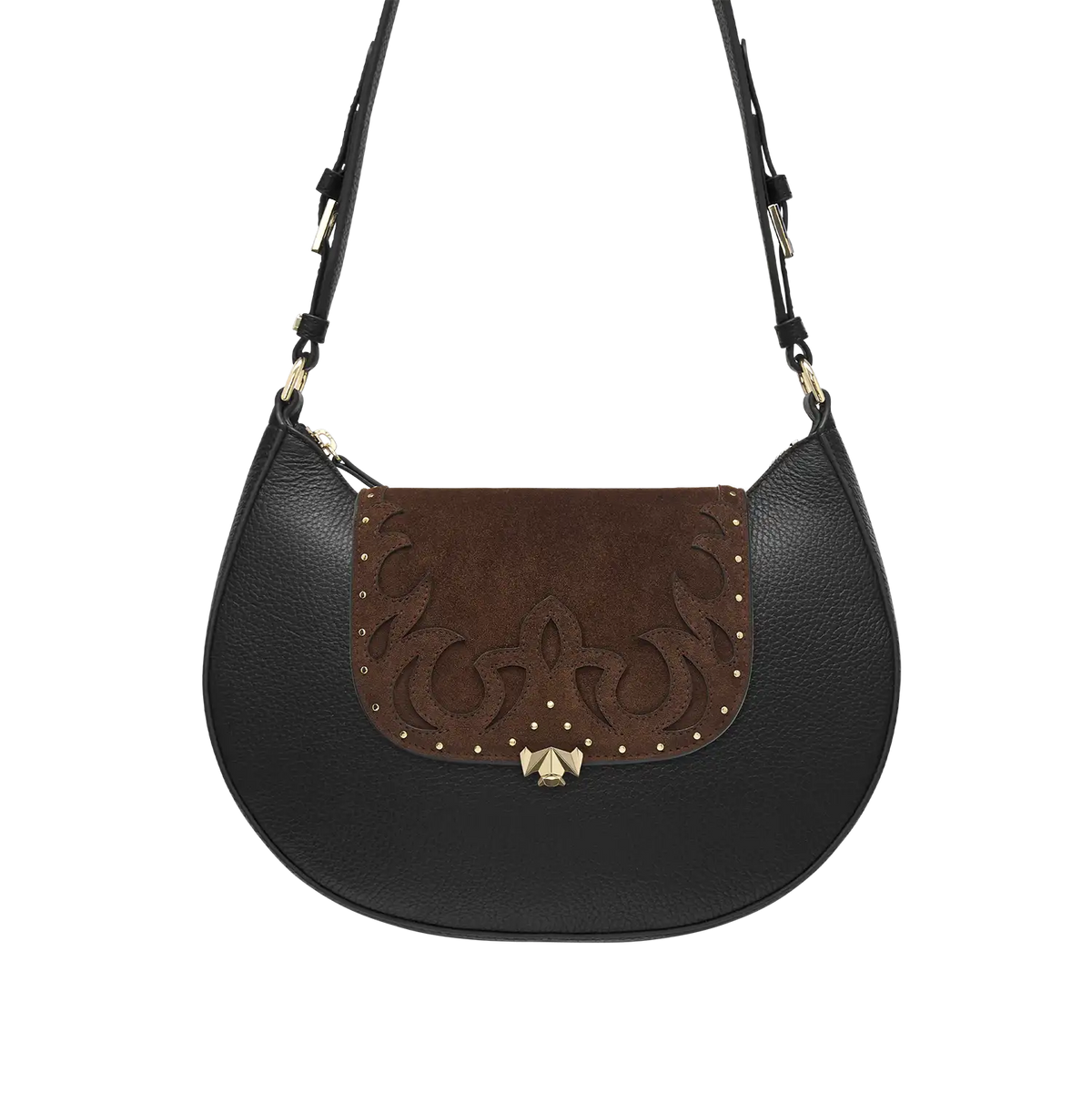 Wechselklappe - Mini Yee-Haw - braun