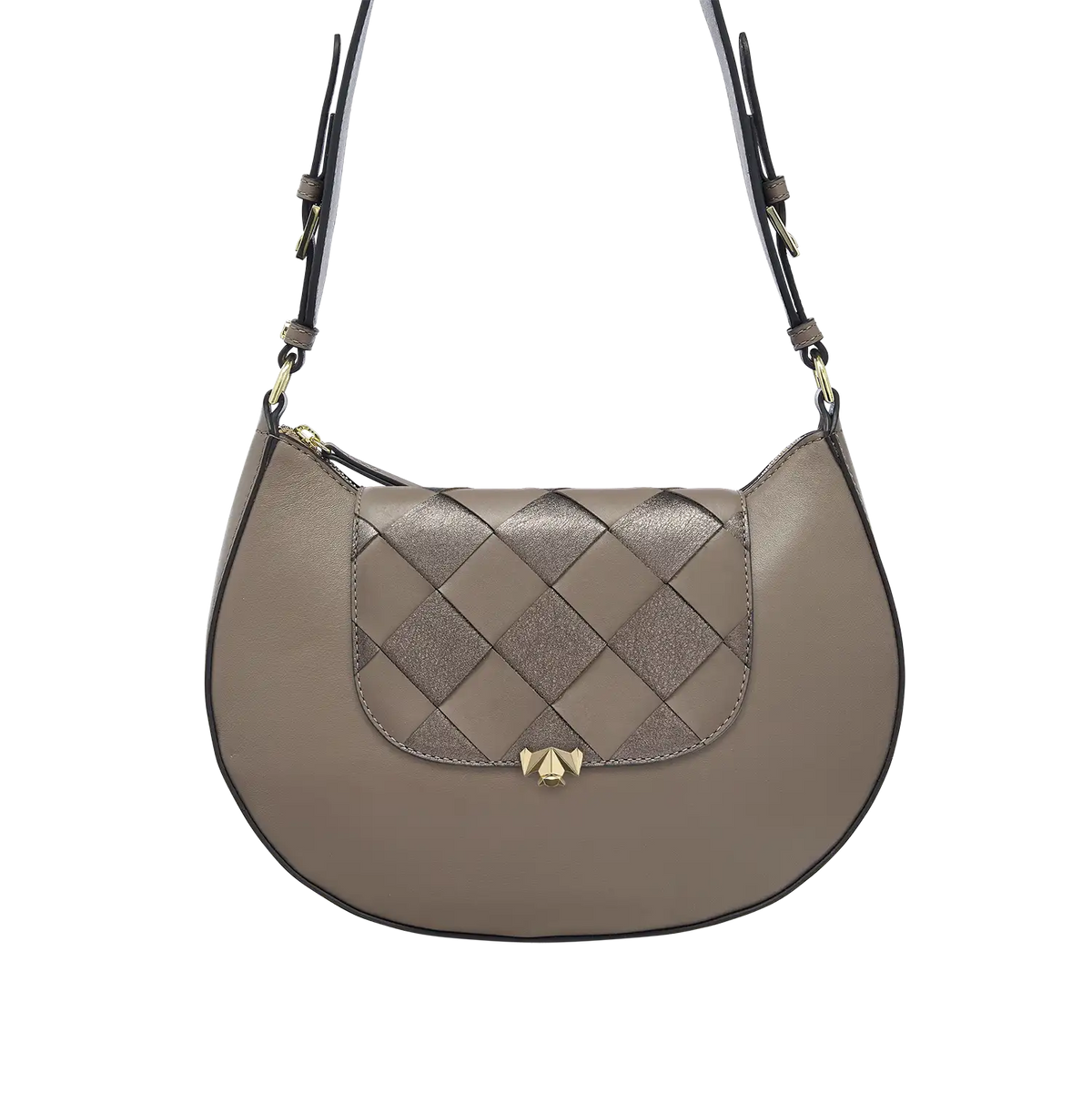 Wechselklappe - Mini La Segreta - taupe-bronze