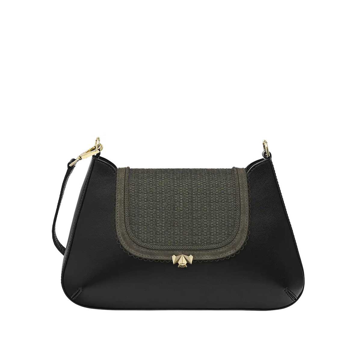 Wechselklappe - Mini Forest Glimmer - grün-glitzer