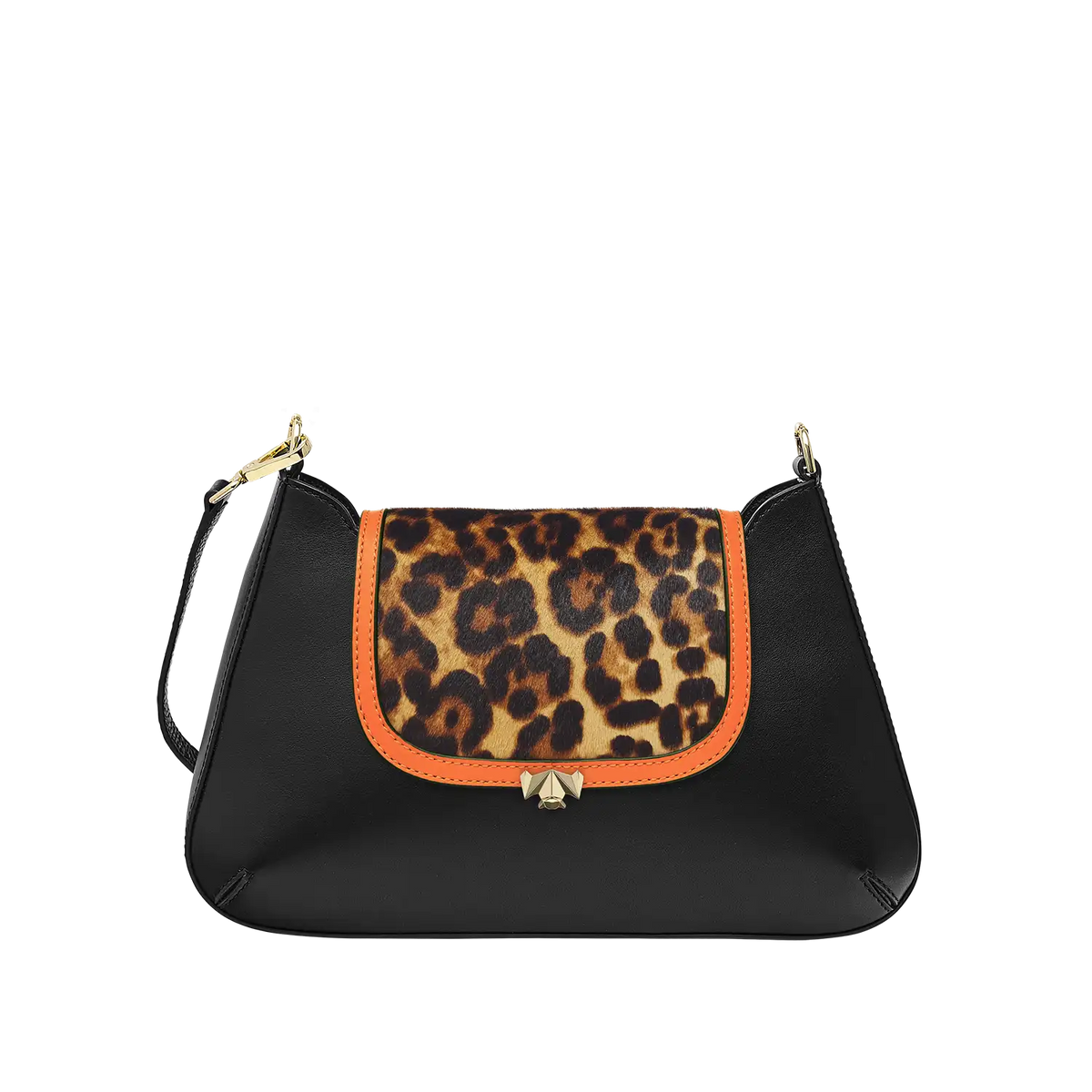 Wechselklappe - Mini Fur Real - leo-orange