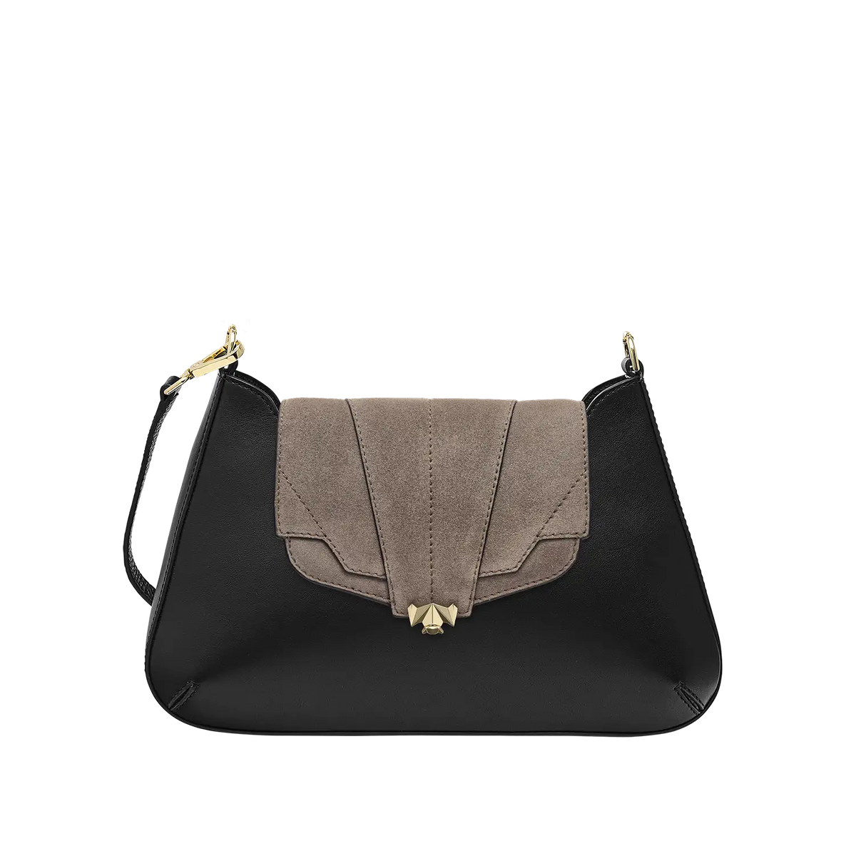 Wechselklappe - Mini Milky Solitair - taupe